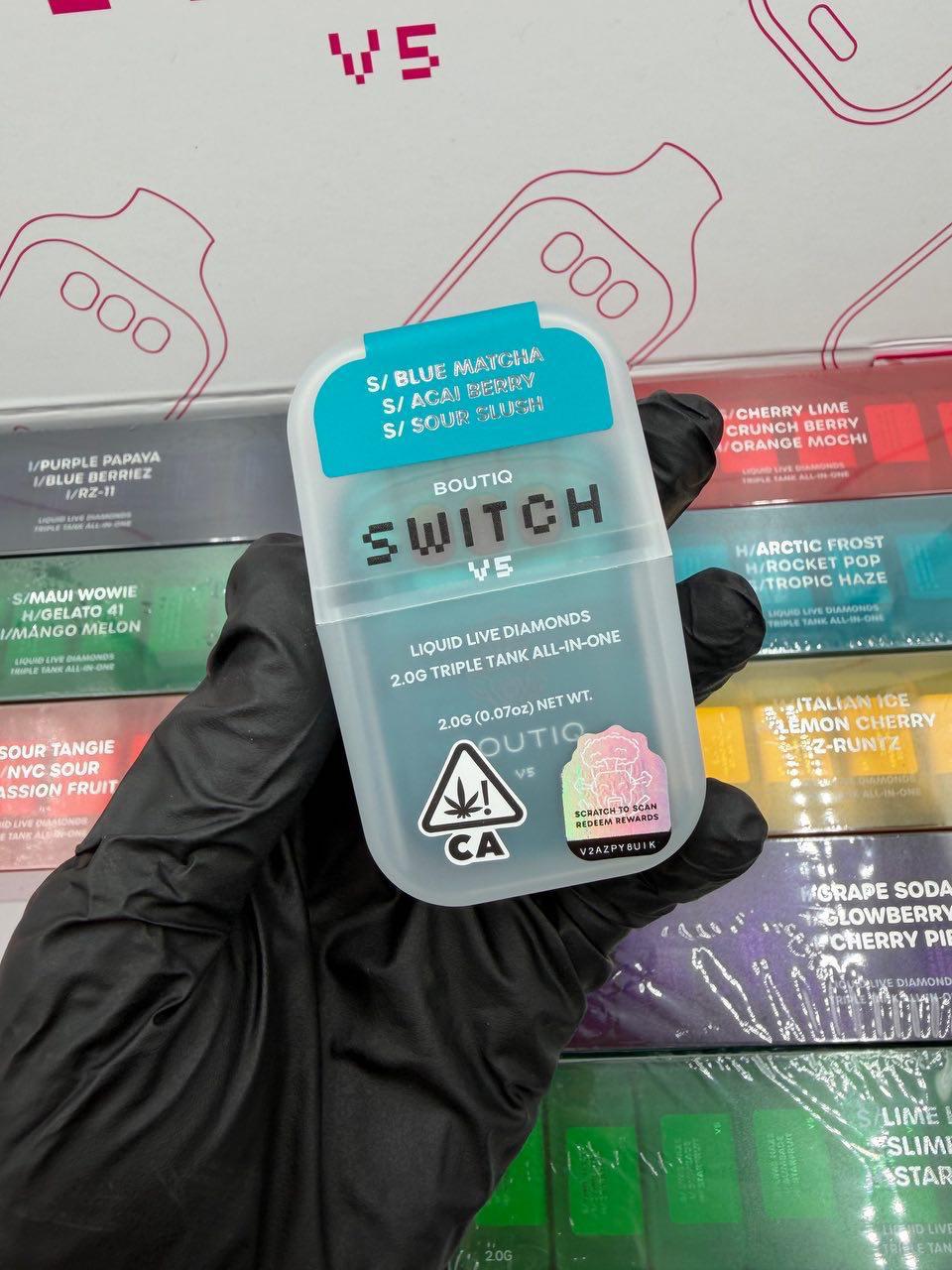 boutiq switch v5 – 2.0g triple tank disposable (liquid live diamonds boutiq switch v5 – 2.0g triple tank disposable (liquid live diamonds