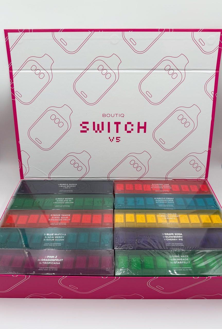 boutiq switch v5 – 2.0g triple tank disposable (liquid live diamonds boutiq switch v5 – 2.0g triple tank disposable (liquid live diamonds