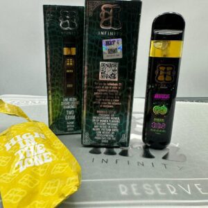 hitz x infinity emerald edition – 2g live resin sugar liquid diamonds (100 count box)