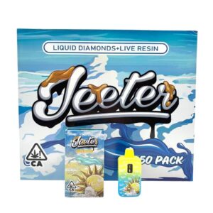 jeeter liquid diamonds + live resin disposable – 50 pack