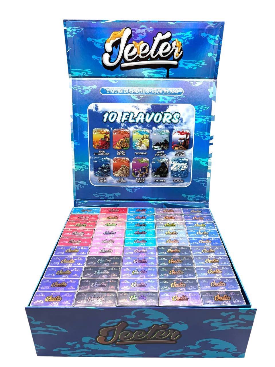 jeeter liquid diamonds + live resin disposable – 50 pack jeeter liquid diamonds + live resin disposable – 50 pack