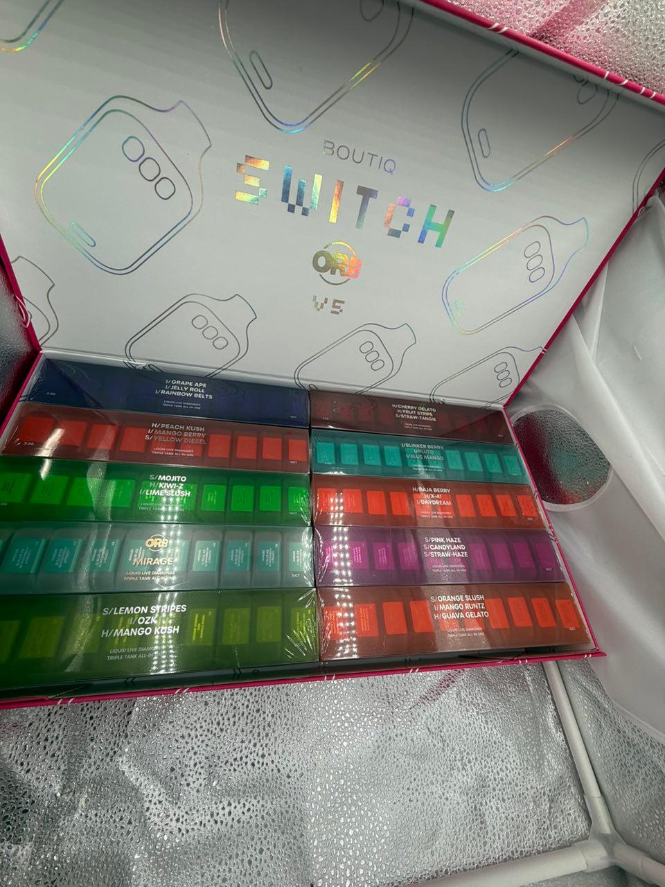 boutiq switch orb v5 10 pack master box | 2g triple tank liquid live diamonds boutiq switch orb v5 10 pack master box | 2g triple tank liquid live diamonds
