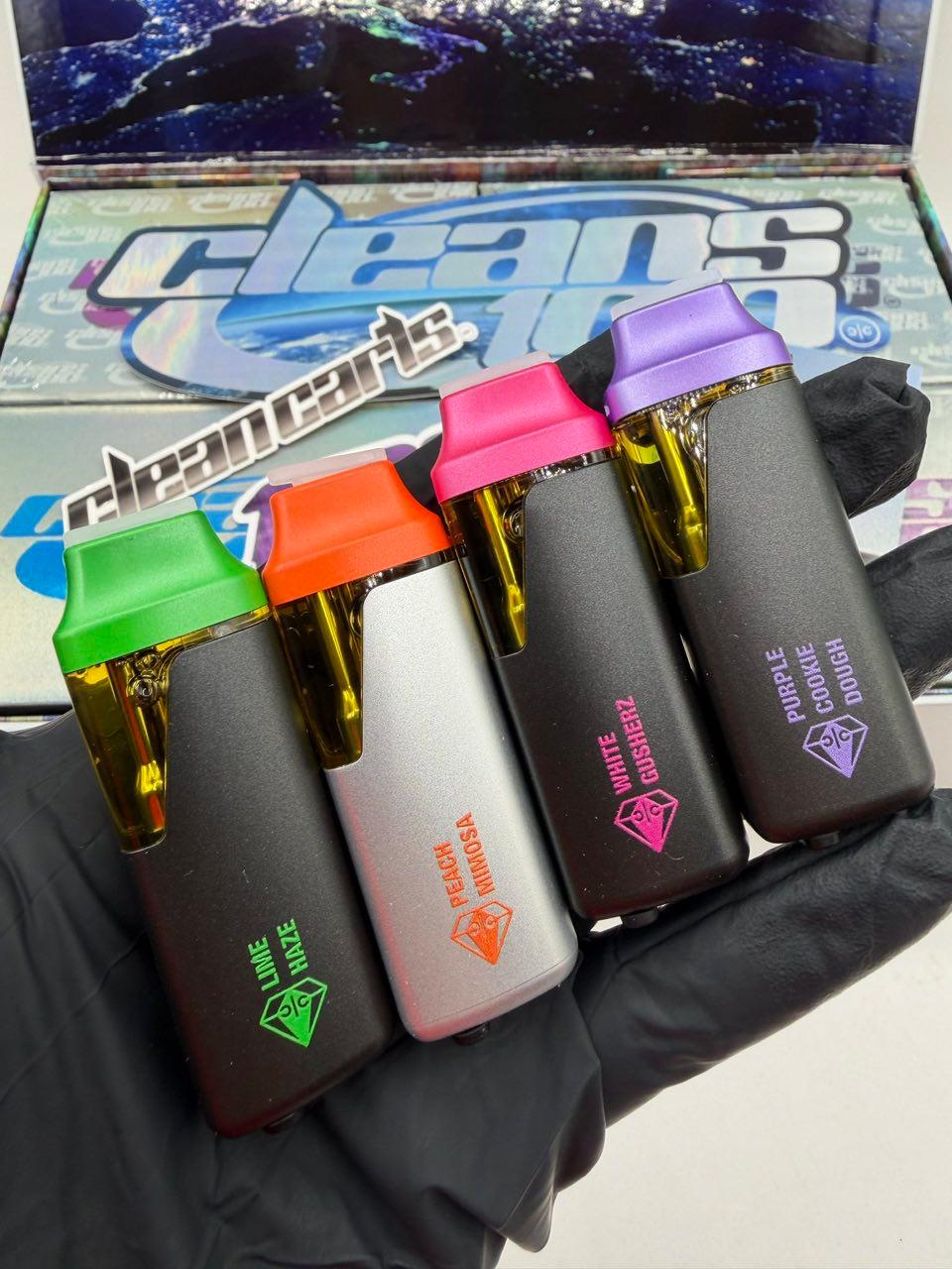 Clean Carts 100 2G All-In-One Disposable Vapes in 100 CT Box. Clean Carts 100 2G All-In-One Disposable Vapes in 100 CT Box.