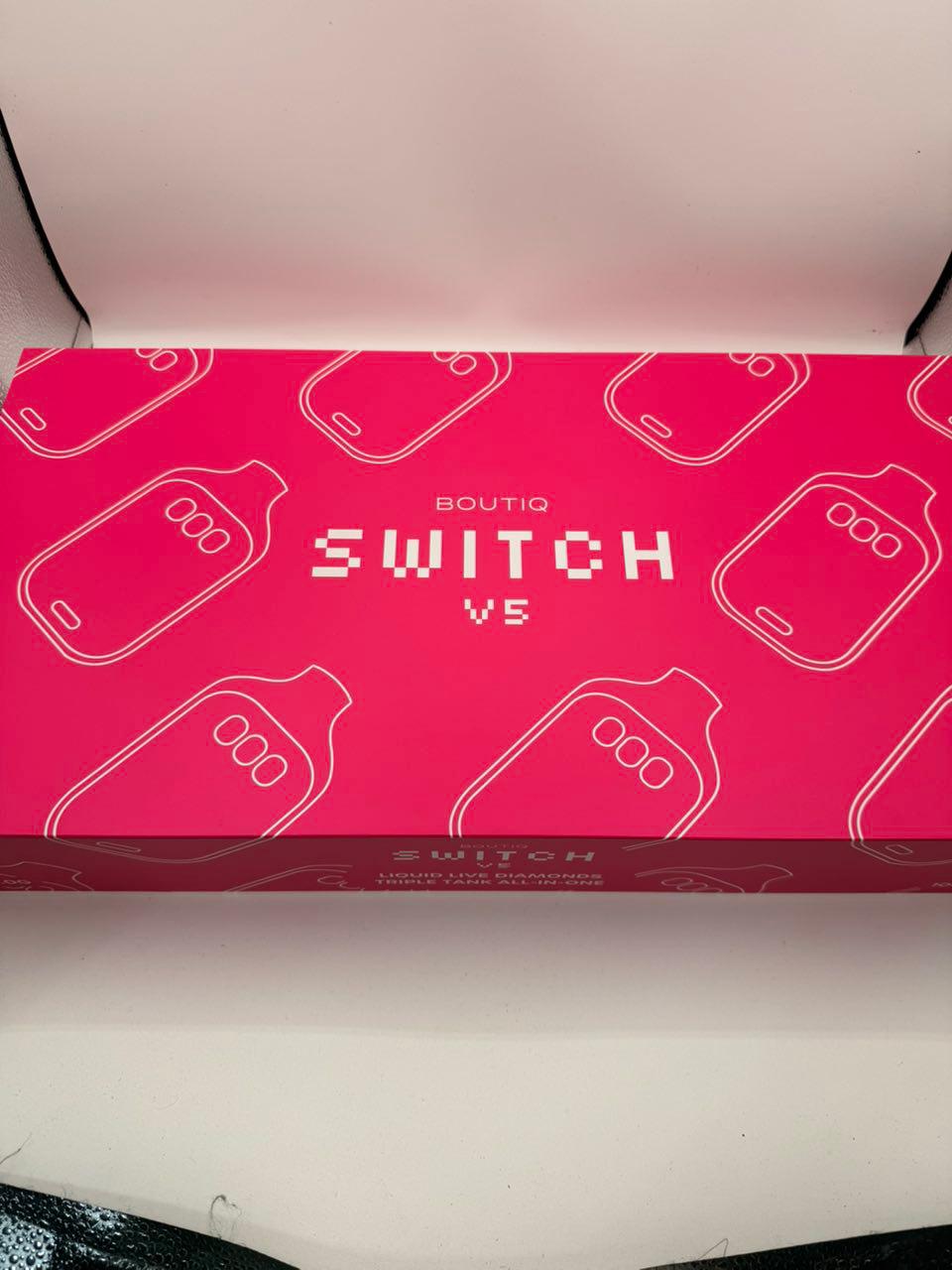 Boutiq Switch V5 Disposable 2g triple tank live diamonds Boutiq Switch V5 Disposable 2g triple tank live diamonds