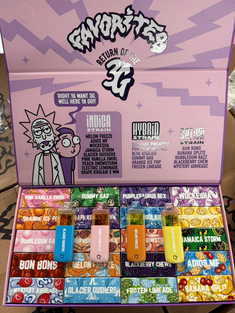 Favorites 3g Liquid Diamond Disposable 5-pack packaging and hardware Favorites 3g Liquid Diamond Disposable 5-pack packaging and hardware