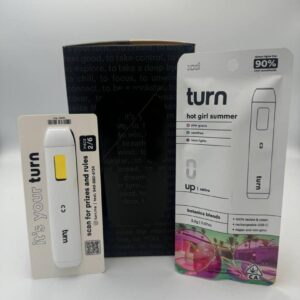 Turn XXL 2.0g Rechargeable Vape Pen with Visible Oil Window and Minimalist White Design