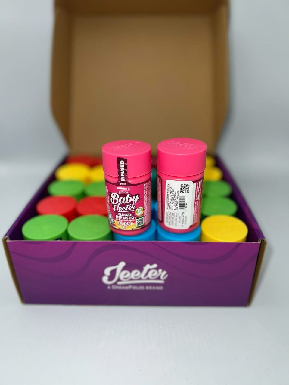 BABY JEETER 25 PACK premium rosin and kief infused mini pre-roll bundle