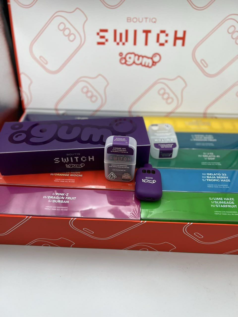 BOUTIQ GUM 2G DISPOSABLES 10 PACKS – 10 Amazing Flavor Options - Image 3