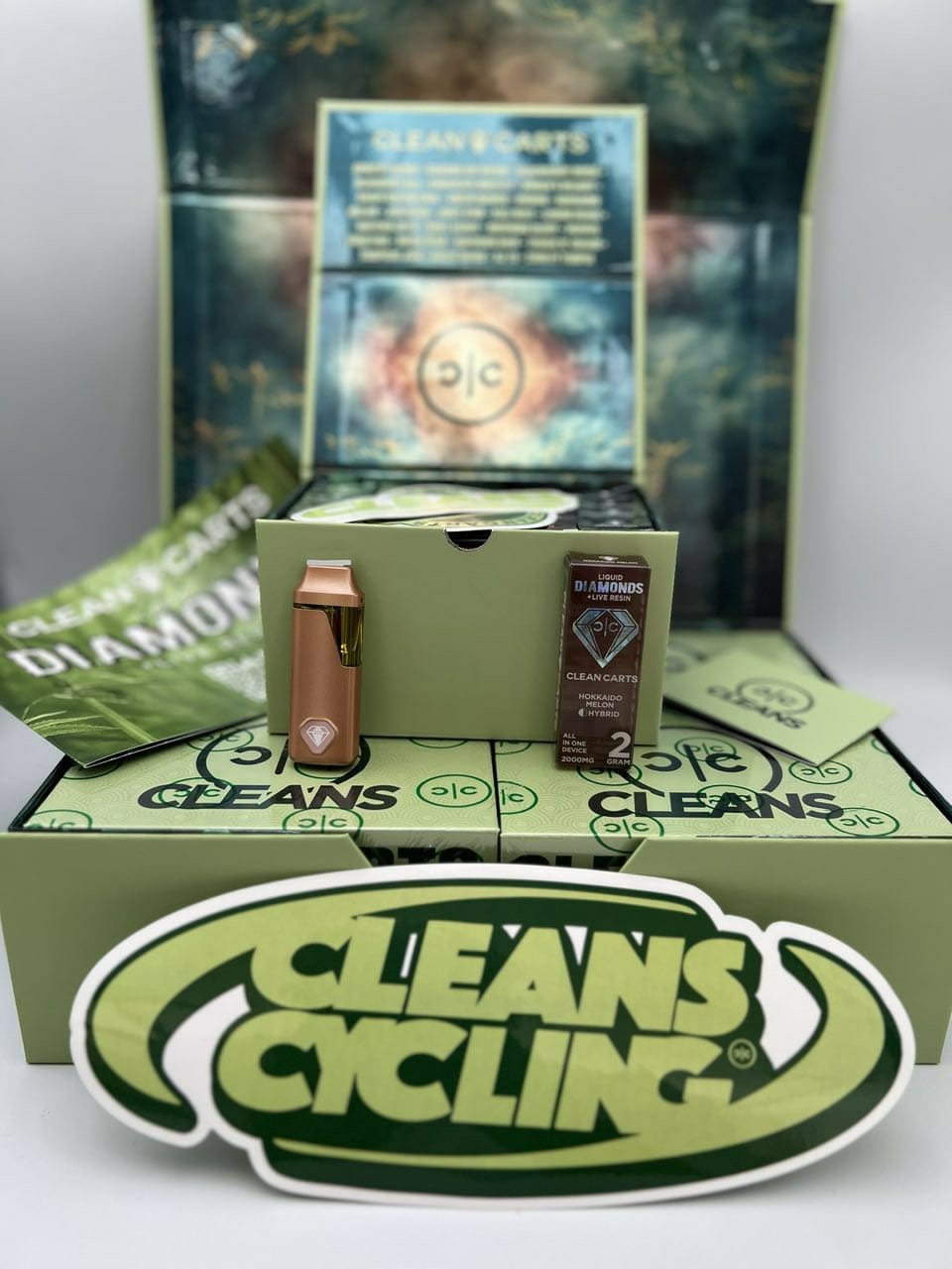 CLEAN CARTS 2G DISPOSABLES 5 PACKS World Cup Edition premium disposable collection