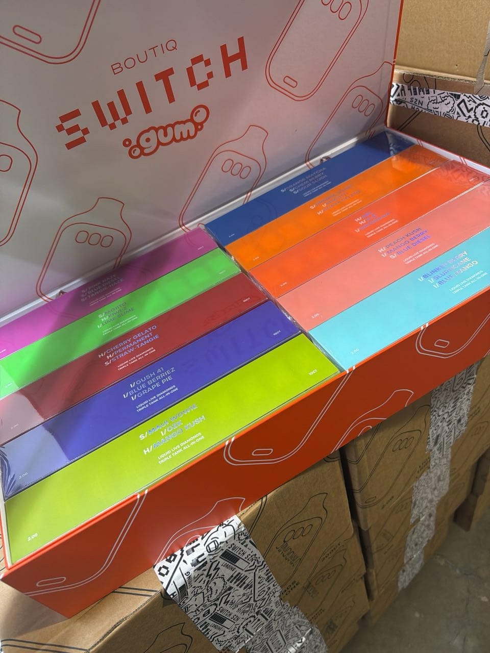 BOUTIQ SWITCH Gum Edition 20-Unit Pack | Premium Disposable Vapes
