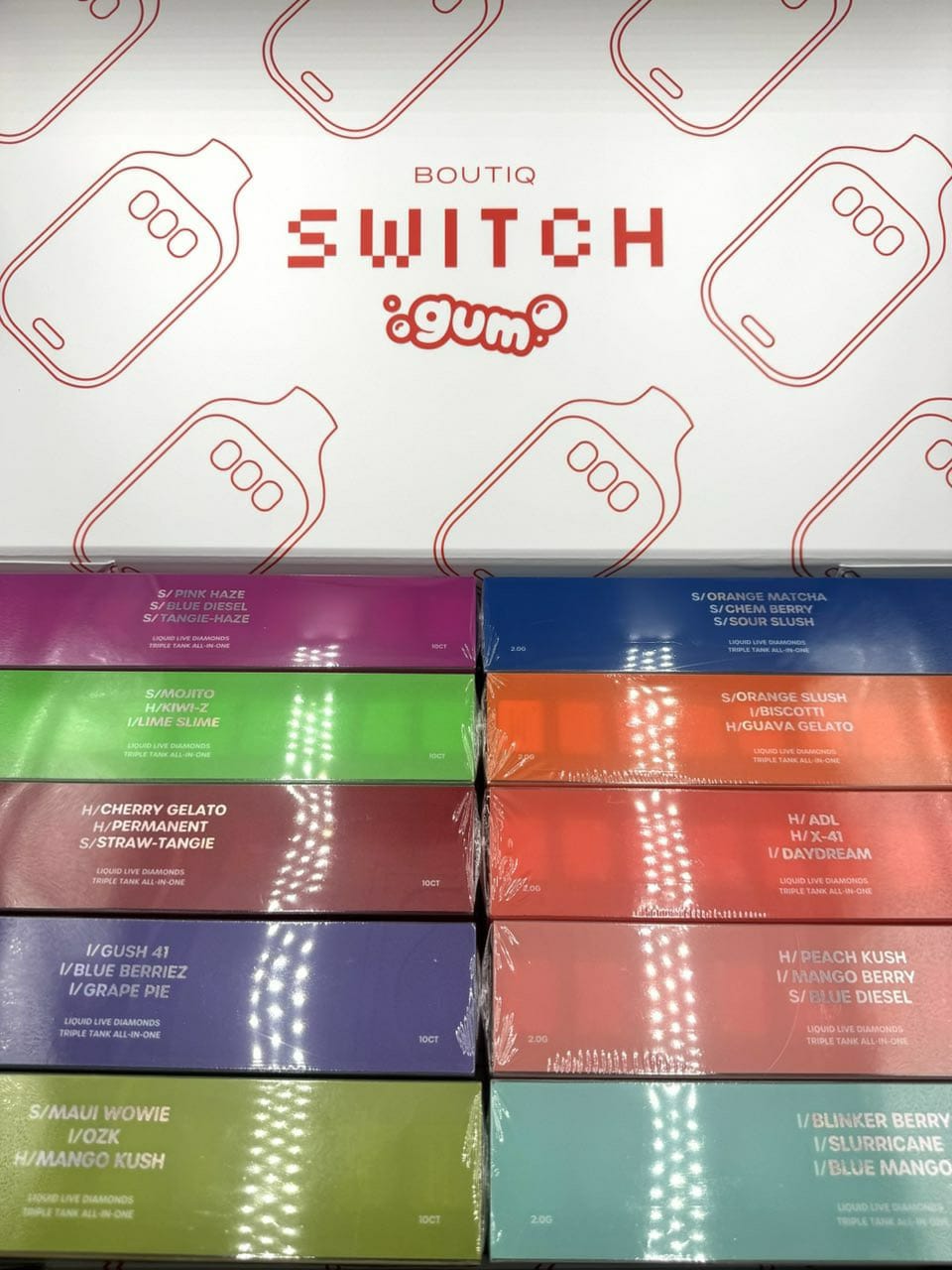 BOUTIQ SWITCH Gum Edition 20-Unit Pack | Premium Disposable Vapes - Image 4
