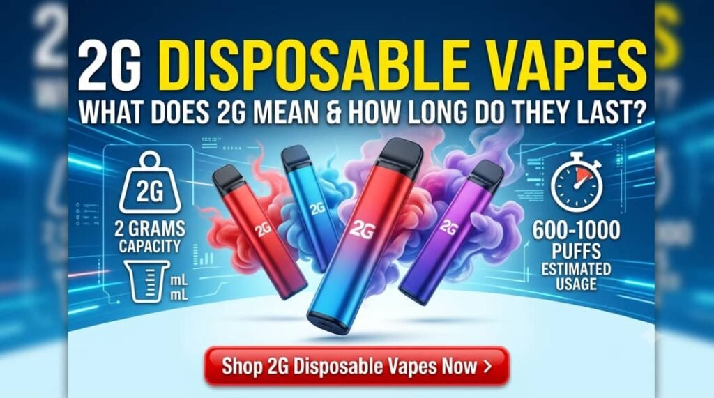 2G Disposable Vapes: What Does 2G Mean?